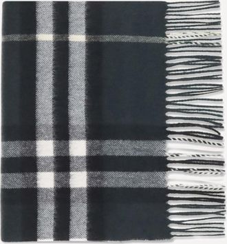 Burberry Cashmere Check Scarf Male UNI