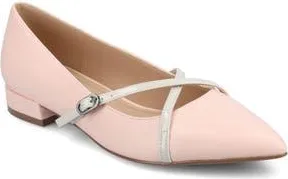 Journee Collection Camby Pointed Toe Flat in Pink at Nordstrom Rack, Size 9.5