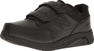New Balance Mens 928 V3 Hook and Loop Walking Shoe, Black/Black, 10.5 XX-Wide