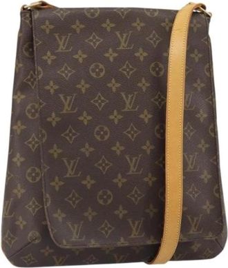 Louis Vuitton Pre-owned Vintage Cross Body Tas - Dames - Vintage Schoudertas - Bruin - ONE Size - Vintage