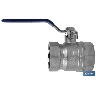 cofan Valvola a sfera a passaggio totale (hh) Pn-25 R-2 1/2