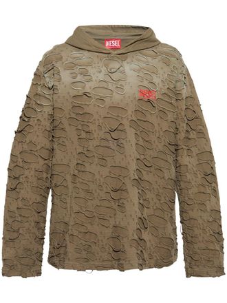 Diesel T-Crane-Ls hoodie - men - Cotton - S - Neutrals