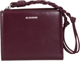 Jil Sander Portafoglio in Pelle - - Bags - Donna - Rosso - ONE SIZE