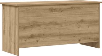 vidaXL Ba&uacute;l De Almacenamiento Roble Artisan 100 X 40 X 50 Cm Vidaxl