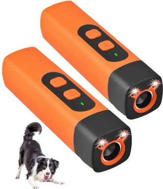 OEM Repelente Ultras&oacute;nico Para Perros, Paquete De 2, Con 3 Frecuencias Ajustables, Linterna Led, Recargable, Antiladridos, Port&aacute;til, Para Perros Y Mascota