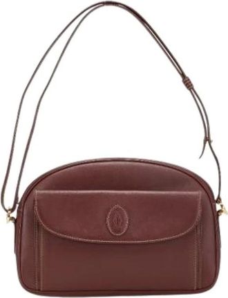 Cartier Pre-owned Cross Body Bags, female, Red, Size: ONE SIZE Pre-owned Crossbody Bag