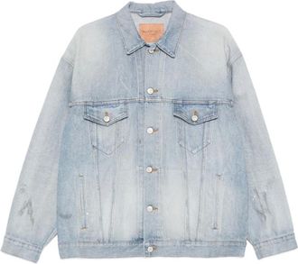 Balenciaga Denim Jackets, female, Blue, XS, Denim Jacket Regular Fit