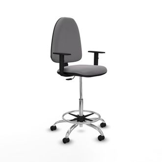 Piqueras y Crespo Piqueras Y Crespo Silla De Oficina Gris Altura Regulable