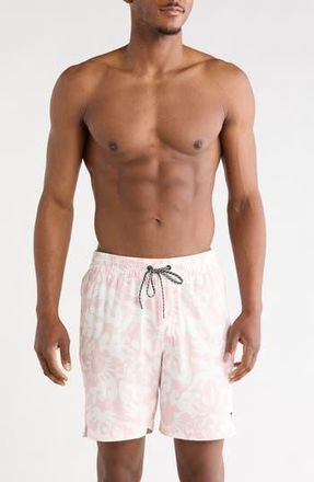 Hurley Sunny Seaside Volley Swim Trunks in Dark Beige at Nordstrom Rack, Size X-Large