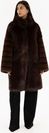 Bully Cappotto ecopelliccia cacao