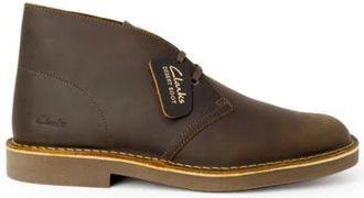 Clarks Schoenen, Heren, Bruin, 44 EU, Leer, Bruin Leren Desert Boots