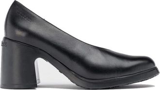 Wonders Klassieke Leren Pump met Memory Gel Binnenzool - Dames - Pumps - Zwart - 36 EU - Leer - Schoenen