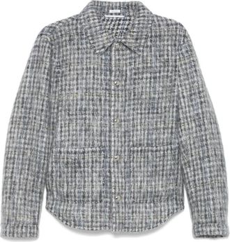 Thom Browne Giacca Gunclub a quadri - Nero