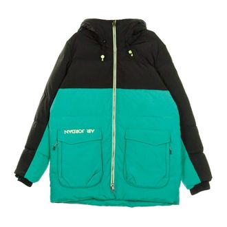 Nike Jordan Winter Jackets, male, Multicolor, Size: S Long Down Parka Jacket