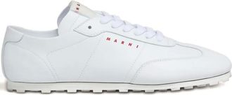 Marni Leren sneakers - Wit