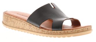 Hush Puppies Dames Sandalen Lage Hakken Eloise Leer Slip On zwart