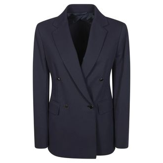 Max Mara Blazers, female, Blue, Size: M Riviera Giacca DP Puntomi