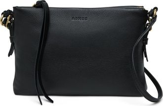 Aim&eacute;e Gramercy Leather Crossbody Bag in Black at Nordstrom