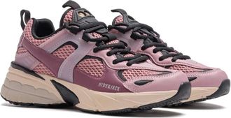 Hide&Jack logo-detail sneakers - unisex - Fabric/Calf Leather/Mesh/Rubber - 39 - Purple