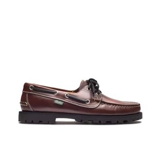 Paraboot Sailor Shoes, male, Brown, Size: 10 1/2 US Malo Boat Shoe