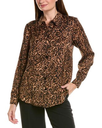 Tahari by ASL Tahari Asl Scarf Twill Long Sleeve Top