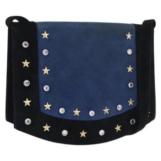 Saint Laurent Pre-owned Vintage Suede Shoulder Bag - unisex - Saint Laurent Vintage - Vintage Shoulder Bags - Blue - ONE SIZE - Pre-owned
