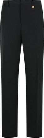 Versace Black Virgin Wool Trousers