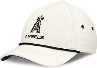 Nike Los Angeles Angels Club Nike Mens MLB Adjustable Hat in White | NB5611KANG-JRX