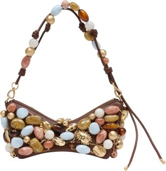 Cult Gaia Mercier mini shoulder bag - Bruin