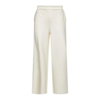 La Petite Robe Di Chiara Boni Wide Trousers, female, White, Size: 2XL Giuliette Pants