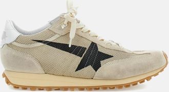 Golden Goose Beige Lace-up Sneakers