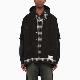 Miharayasuhiro Three-Layer Hooded Shirt