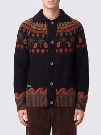 Alanui Cardigan in pura lana vergine con motivo etnico e bottoni