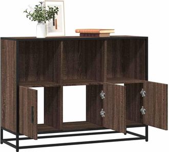 vidaXL Credenza Rovere Marrone 100x35x76 cm in Legno Multistrato - Vidaxl