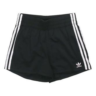 adidas (WMNS) adidas 3-Stripes Shorts Asia Sizing Black White FM2610