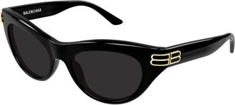 Balenciaga BB0466S 001 Womens Sunglasses Black Size 55