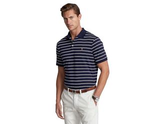 Polo Ralph Lauren Classic Fit Soft Cotton Polo Shirt Mens Clothing French Navy : 2XL