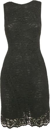 Dolce & Gabbana Mini-jurk met kant - Zwart