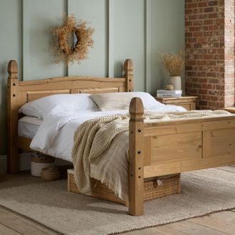 Birlea Mexican Corona Low End Bed in Beige | Size: King