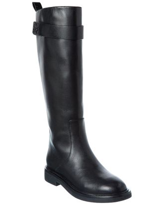 Tory Burch Double T Leather Utility Boot