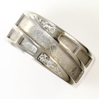C&A White Gold White Gold (18K) Band Ring (Pre-Owned)
