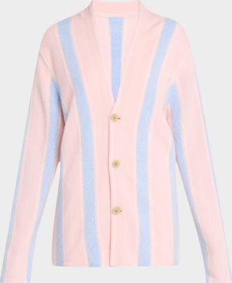 Guest In Residence Baja Everywear Cashmere Stripe Cardigan