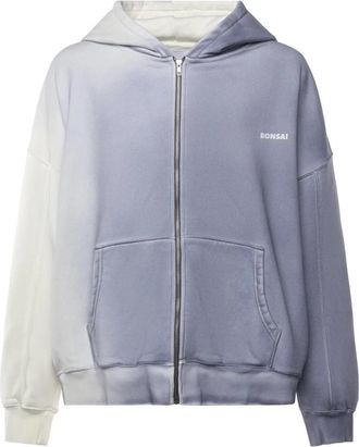 BONSAI Zip-throughs - Heren - Vesten met rits - Blauw - XL - Katoen - Hoodies & sweatvesten