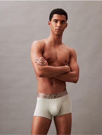 Calvin Klein Mens Icon Micro Low Rise Trunk - Grey - XL
