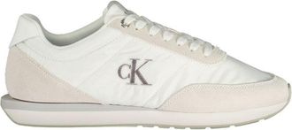 Calvin Klein Witte Gerecycleerde Polyester Sneakers voor Heren