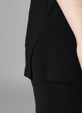 Base Level Curvy Tr&auml;gertop BASE LEVEL CURVY, Damen, Gr. 54 (56), schwarz, Jersey, Obermaterial: 94% Viskose, 6% Elasthan, unifarben, figurbetont h&uuml;ftbedeckend, Rundhal