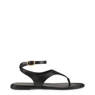 Stuart Weitzman Flat Sandals, female, Black, Size: 8 1/2 US Sandals SW E26