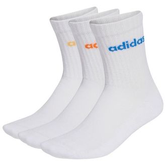 adidas Cushioned Linear Crew 3-Pack Multifunktionssocken - Unisex | weiß