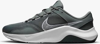 Nike Mens Legend Essential 3 Next Nature Sneakers In Smoke Grey/dark Smoke Grey/white