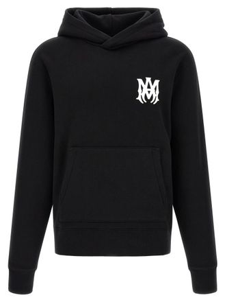 Amiri Black Relaxed Logo Hoodie